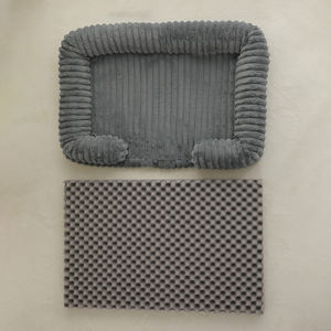 Küçük Büyük 40cm <span class=keywords><strong>120cm</strong></span> Gri Siyah Evcil Hayvan Ürünleri Modern Memory Foam Kedi Köpek Yatağı Isıtmalı Minder Yatak - Product Image 4