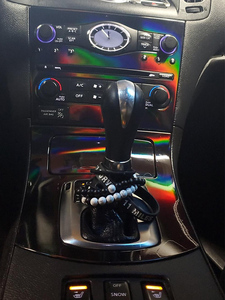 Stiker Mobil Hitam Krom Holografik Vinyl Wrap Pelapis Pelangi Laser Vinyl Film Bebas Gelembung Garansi 3 Tahun - Product Image 5