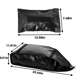 Novo Arnês de Arrasto Ajustável para Treino de Força, Resistência e Velocidade com Pneus e Saco de Areia para Arrasto de Trenó e Corrida, Preto KSB-018D - Product Image 3