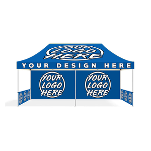 Высококачественный сверхмощный Водонепроницаемый Навес 10x10 10x15 10x20 палатки складные всплывающие палатки наружные печатные выставочные палатки - Product Image 4