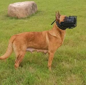 Muzzle de alambre de acero inoxidable para perros, transpirable y anti-mordeduras, para perros de trabajo medianos/grandes, disponible en EE. UU. - Product Image 5