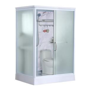 <span class=keywords><strong>Salle</strong></span> <span class=keywords><strong>de</strong></span> <span class=keywords><strong>bain</strong></span> intégrée tout-en-un avec séparation sèche et humide, idéale pour hôtel et appartement, toilettes et douche intégrées - Product Image 5