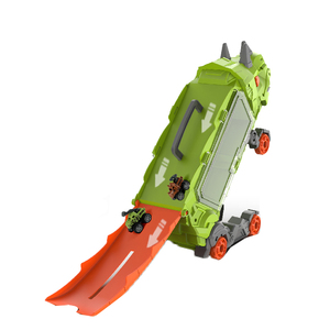 Le jouet de voitures de <span class=keywords><strong>garage</strong></span> Ultimates pour enfants se transforme en camion de dinosaure Jouets pour enfants avec 3 petites voitures Voiture de course et camion de transport - Product Image 3