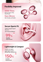 Earbuds TWS Best Seller Q132 2-in-1 Mirror BT, Pengisian Daya Tipe-C, Audio Resolusi Tinggi, Delay 60 Ms, Peredam Kebisingan ENC