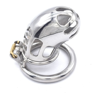 Jaula para Pene de Acero Inoxidable de Alta Calidad al por Mayor, Candado de Abstinencia, Juguete Sexual BDSM, Control Corporal Erótico, Bondage de Acero para Hombres - Product Image 1
