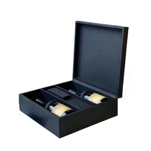 high quality direct sales golden supplier package set modern novel design low price wine luxury box