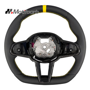 Volante de fibra de carbono personalizado con actualización LCI para BMW Serie 2 3 4 5 6 7 8 G02 G20 G26 G29 G30 G80 F90 X3 X4 X5 M3 M4 M5 - Product Image 1