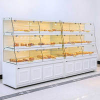 Vitrine de pain moderne, présentoir de boulangerie personnalisé, comptoir de décoration Design magasin de nourriture, vitrine de boulangerie en bois