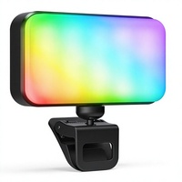 Lampe d'appoint LED portable en plastique pour téléphone portable, rotation à 360°, température de couleur réglable, 4W DC5V, éclairage photographique