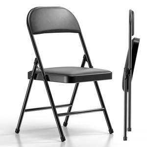 Sillas Plegables de Metal a Precio de Mayoreo para Exteriores con Cojín Acolchado para el Hogar y Exteriores - Product Image 1