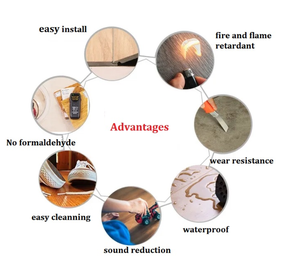 <span class=keywords><strong>กระเบื้อง</strong></span>ปูพื้นพีวีซีกาวในตัว<span class=keywords><strong>กระเบื้อง</strong></span>พื้นไวนิลมีกาวในตัวคุณภาพดีที่สุด - Product Image 6