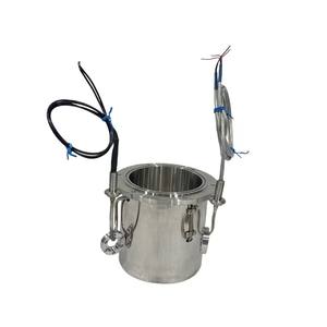 Calentador Blindado con Brida al Vacío KF16 220V 1KW, Cable Calefactor Industrial de Acero Inoxidable SUS316, Calentamiento Rápido 600/700/800, Larga Vida Útil - Product Image 2