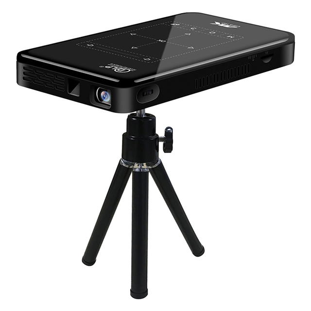 Topleo Factory Direct P09 II Mini Portable Home DLP Projector Touch Keys Supports TF Card Android 9 Smart Projector