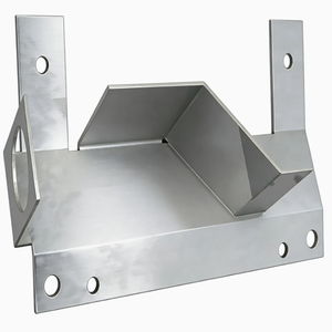 Boîtier en acier inoxydable avec fente de ventilation et supports de montage - Product Image 2