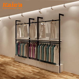 Diseño de Exhibición de Ropa para Tienda de Ropa Femenina, Decoración de Tienda de Ropa Única y Personalizada, Diseño Moderno para Tienda de Ropa - Product Image 3