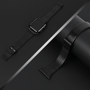 Correa de acero inoxidable para <span class=keywords><strong>Apple</strong></span> <span class=keywords><strong>Watch</strong></span>, banda de Metal de 42mm y 38mm para iWatch <span class=keywords><strong>Series</strong></span> 4, 5, <span class=keywords><strong>6</strong></span>, SE, 44mm y 40mm - Product Image 3