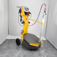 Machine de revêtement en poudre électrostatique automatique KFB&KANGFUBAO en parfait état pour substrats en acier, taux de charge de poudre élevé
