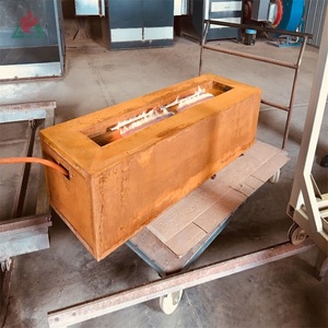 <strong>Large</strong> square Steel Garden Gas <strong>Fire</strong> <strong>Pits</strong> Eco Friendly Corten Steel Metal Outdoor Gas <strong>Fire</strong> <strong>Pit</strong> - Product Image 5