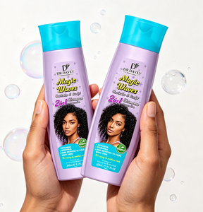 DR.DAVEY Magic Waves Revitaliza y Moldea Champú y Acondicionador 2 en 1 <span class=keywords><strong>para</strong></span> Cabello Ondulado a Rizado Medio - Product Image 1