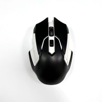 Souris de jeu sans fil 2.4G, rétroéclairage RGB, capteur optique ergonomique rechargeable, 6 boutons, souris silencieuse pour PC portable