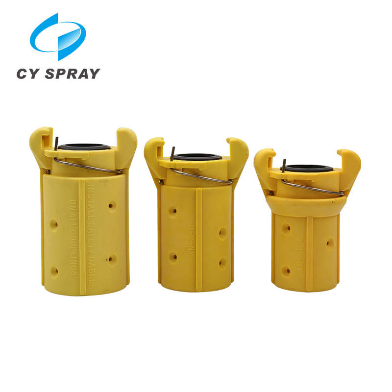 Corse thread nylon material silicone carbide bore carbide sand blast spray nozzle holder