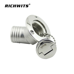 Richwits Scupper <b>Plug</b> Stainless Steel 1.5 Inch Marine Hardware For Boat Deck Gas Cap <b>Replacement</b> - Product Image 1