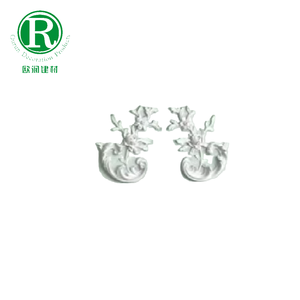 Moldura de Poliuretano Resistente a las Manchas OR-7453, Elegante Adorno Floral Decorativo para Exteriores y Villas - Product Image 1