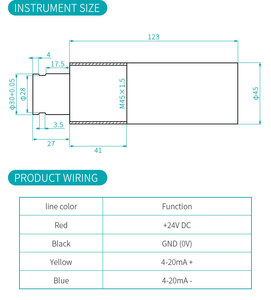 Thermomètre infrarouge numérique laser Aice Tech ABSD-PT-3014 sans contact haute précision IP65 50ms de réponse boîtier en acier inoxydable - Product Image 4