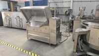 Friteuse industrielle entièrement automatique personnalisable pour frites de pommes de terre, avec fonction de décharge et de mélange automatiques