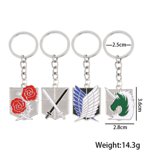 พวงกุญแจแฟชั่นเงิน15.5กรัมพวงกุญแจโลหะผสมสังกะสีโดยตรงจากโรงงาน - Product Image 5