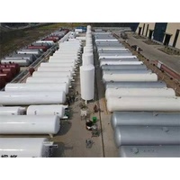 Réservoir de stockage d'huile industrielle Conteneur d'oxygène liquide de gaz pour station d'essence