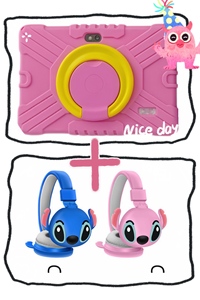 Trẻ Em Máy Tính Bảng Giá Rẻ 7-Inch Nhà Máy Bán Buôn Android 13 Trẻ Em Của Giáo Dục Và Giải Trí Máy Tính Bảng Với Phim Hoạt Hình Tai Nghe - Product Image 2