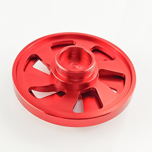 Qiangye Motorcycle Engine Fan Cover CNC Aluminum Alloy Black Red Blue Silver Gold <b>Titanium</b> Multiple Colors Available - Product Image 2