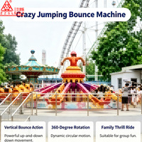 Manège à prix d'usine pour fêtes foraines et parcs urbains, machine à sauts extrêmes rotative et fougueuse pour adultes, à vendre