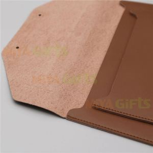 Personal logo PU Portfolio Organizer Clutch Gold Foil logo Padfolio Opening for Lady and <strong>Men</strong> Soft Writing Pad Cover - Product Image 4