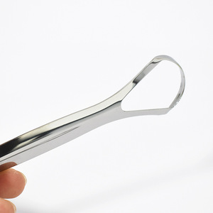 Stainless steel large-opening tongue scraper, tongue cleaner, tongue scraper, tongue brush, oral hygiene tool - Product Image 2