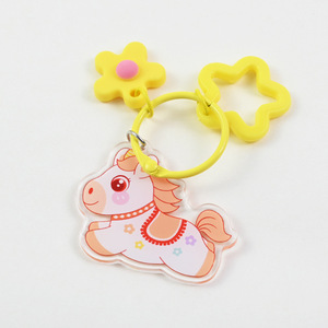 Acrylic Horse Year Custom Cartoon Cute Pony Student Backpack Accessories Pendant New Year Gift Fashion Trend - Product Image 3