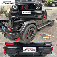 Kits de Carrosserie pour Mercedes Classe G W463 2004-2018 Conversion W464 B-Brabus avec Jantes en Alliage d'Aluminium Forgé Fibre de Carbone Rocket 900