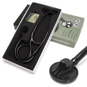 Estetoscopio de doble cabeza de acero inoxidable HOPEMED, estetoscopios de Cardiología médica para médicos - Product Image 1