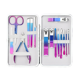 Stainless Steel 10 in 1 Manicure Set 7/10/12/15 Pcs <b>Nail</b> Clippers Pedicure <b>Kit</b> - Product Image 1