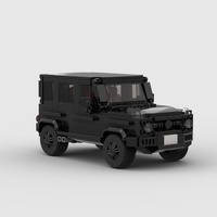 Blocs de construction MOC créatifs pour la maison – Voiture de course G63 classique, sportive 8 grilles – Bestseller transfrontalier en briques ABS plastiques