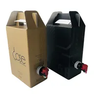 OEM 1L/2L/3L coffee juice wine liquid BIB tap bag in box dispenser with handle
