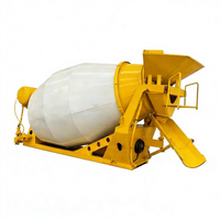 Bétonnière diesel robuste, portable, pour travaux de construction
