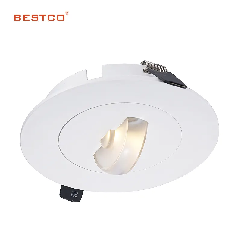 Lampu LED COB dalam ruangan 6W, lampu sorot led langit-langit 5w 7w tersembunyi untuk toko koridor