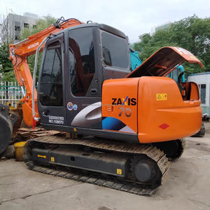Mini-pelleteuses HITACHI ZX70 d'occasion 7 tonnes Zaxis 70 avec moteur Isuzu Type mobile sur chenilles Origine japonaise - Product Image 2