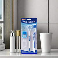 Kit de Soins Buccaux Pas Cher Marque Privée Nettoyage Dentaire ODM/OEM avec Brosse à Dents et Fil Dentaire