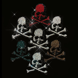 Sudadera con capucha personalizada Su propio logotipo de marca Motivos de formas especiales Bling Hot Fix Rhinestone Iron on Heat Press Transfer - Product Image 2