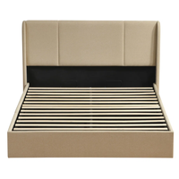Mobilier de chambre à coucher contemporain Lit élévateur à gaz de luxe design Cadre de lit guimauve Mobilier de chambre à coucher nordique Twin King