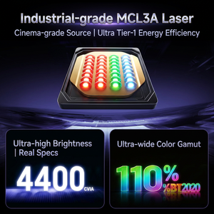 Nuevo <span class=keywords><strong>Proyector</strong></span> Láser Triple C5 Ultra/Master 4K, 4400 CVIA, Alto Brillo, Smart TV Láser, 4K Nativo, Compatible con 3D e IMAX <span class=keywords><strong>para</strong></span> Cine en Casa - Product Image 3