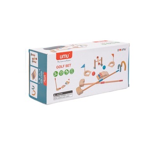 Ensemble de <span class=keywords><strong>golf</strong></span> en bois personnalisé pour enfants, jeu de sport éducatif pour 2 joueurs, cadeau pour garçons et filles, pour l'intérieur et l'extérieur - Product Image 5